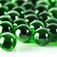 🔮 cys excel x-large green glass marble gemstone vase fillers - 1lb (approx. 20 pcs), multiple color choices - decorative aquarium glass beads, mosaic glass gem pebbles, floral supplies логотип