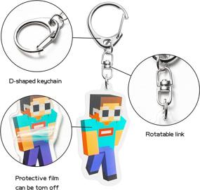 img 2 attached to Technoblade Accessories Character Collectible Keychain