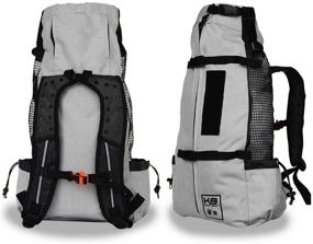 img 3 attached to 🐶 K9 Sport Sack: Large Adjustable Dog Carrier Backpack - Air | Charcoal Grey