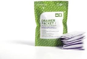 img 4 attached to All Natural Charcoal Bamboo Deodorizer and Dehumidifier Pack for Drawers