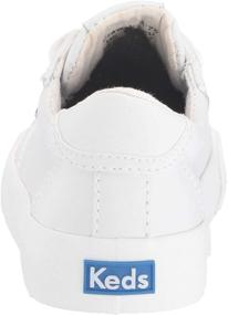 img 2 attached to Классика в новом воплощении: Кеды-белые кожаные кроссовки Keds для мальчиков