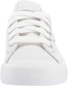 img 3 attached to Classics Reimagined: Keds Girls' White Leather Sneakers for Boys