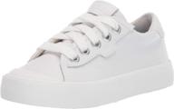 classics reimagined: keds girls' white leather sneakers for boys logo