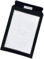 🔍 3x magnifying glass a4 full page magnifier sheet - oversized reading magnifier for small prints, books, newspapers, maps - handheld sewing & knitting tool logo