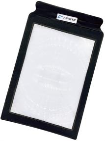 img 4 attached to 🔍 3X Magnifying Glass A4 Full Page Magnifier Sheet - Oversized Reading Magnifier for Small Prints, Books, Newspapers, Maps - Handheld Sewing & Knitting Tool