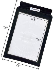 img 1 attached to 🔍 3X Magnifying Glass A4 Full Page Magnifier Sheet - Oversized Reading Magnifier for Small Prints, Books, Newspapers, Maps - Handheld Sewing & Knitting Tool