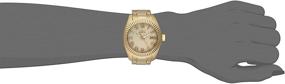 img 2 attached to 👼 Invicta Women's 20316 Angel Gold-Tone Stainless Steel Wristwatch, 18k Gold-Plated Stainless Steel