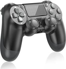 img 4 attached to Enhanced Wireless PS4 Controller: Dual Vibration, Audio Function, LED Indicator, Analog Joysticks & D-pad