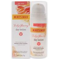 🌞 burt's bees truly glowing day lotion for dry skin - unisex 1.8 oz, white, (i0115836) logo