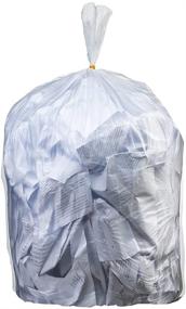 img 1 attached to Plasticplace Clear Trash Bags (40-45 Gallon) - 250 Count, 12 Microns, High Density Liners