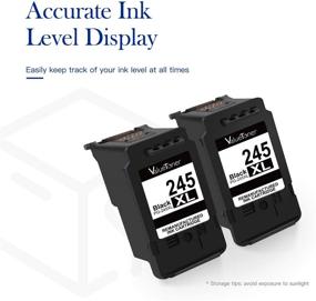 img 2 attached to 🖨️ Valuetoner Remanufactured Ink Cartridge Replacement for Canon 245XL PG-245XL PG245XL PG-243 for PIXMA MX492 MX490 MG3022 MG2522 MG2920 MG2420 MG2520 MG2922 MG2924 MG3029 iP2820 Printer - Black, 2 Pack