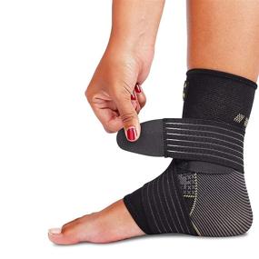 img 4 attached to 🦶 Adjustable Compression Ankle Support by CopperJoint