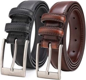 img 4 attached to 👔 Premium MOZETO Genuine Leather Accessories for Men: Anti-Cracking & Elegant