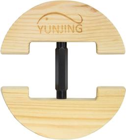 img 4 attached to 🧢 YUNJING Hat Stretcher - Wooden Adjustable Buckle for All Caps | One Size Fits All (6-1/2 to 9-1/2) | Heavy Duty & Easy to Use