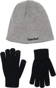 img 2 attached to 🧤 Warm and Stylish: Timberland Cuffed Magic Glove Wheat Boys' Accessories for Cold Weather