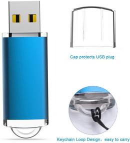 img 3 attached to 32GB JOIOT Flash Drive 10 Pack - USB 2.0 Memory Stick Bulk 10Pack Swivel Thumb Drives Jump Drive Zip Drive(10 PCS Mix Color)