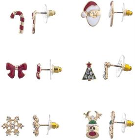 img 4 attached to 🎄 Stunning Holiday-inspired Jewelry for Girls: Lux Accessories Christmas Novelty Collection