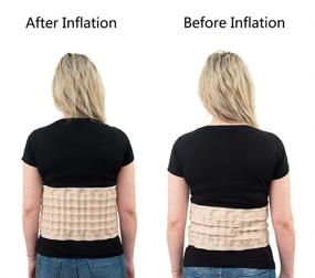 img 1 attached to 🔀 Lumbar Support Decompression Belt for Lower Back Pain Relief - Back Traction Device for Women & Men, One Size Fits 29-49 Waist