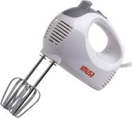 imusa usa hand mixer with case 🔌 5-speed, white: efficient mixing power in a convenient package логотип