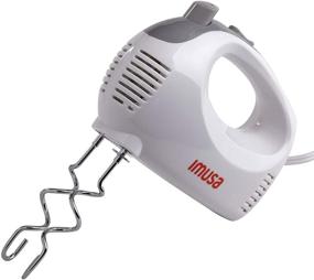 img 2 attached to IMUSA USA Hand Mixer with Case 🔌 5-Speed, White: Efficient Mixing Power in a Convenient Package