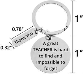 img 3 attached to 🙏 Show Your Gratitude: Teacher Appreciation Gifts Keychain for Teachers - A Perfect Token of Appreciation