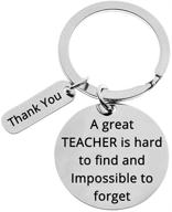 🙏 show your gratitude: teacher appreciation gifts keychain for teachers - a perfect token of appreciation logo