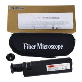 img 3 attached to 🔍 GAIN EXPRESS Fiber Optical Cable Inspection Handheld Microscope with 2.5mm & 1.25mm Adaptors - 400x Magnification