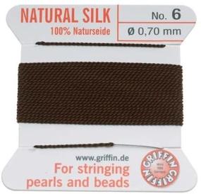 img 4 attached to Griffin Silk Beading Needle Brown