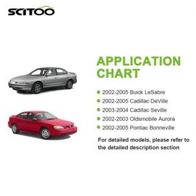 img 3 attached to 🔥 SCITOO AC обогревательный вентилятор для Buick Lesabre, Cadillac Deville, Seville & Olds Aurora - высококачественный вентилятор ABS (модели 2002-2005)