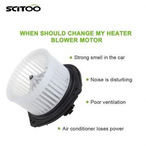 img 1 attached to 🔥 SCITOO AC обогревательный вентилятор для Buick Lesabre, Cadillac Deville, Seville & Olds Aurora - высококачественный вентилятор ABS (модели 2002-2005)
