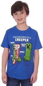 img 4 attached to Minecraft Boys Anatomy Creeper Blue