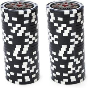 img 3 attached to 🎰 Brybelly Hi-Roller 14-Gram Clay Composite Poker Chips - Pack of 50