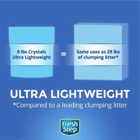 img 3 attached to 🐱 Premium Cat Litter - Fresh Step Crystals, Scented, 16 lb (2 Pack of 8 lb Bags)
