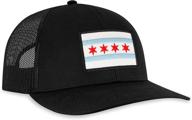 haka chicago flag hat – unisex trucker hat, chi baseball cap, adjustable golf hat, snapback – ideal for men & women logo