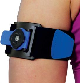 img 4 attached to Ultimate Phone Stability: Quad Lock Sports Armband Ensures a Secure Fit!