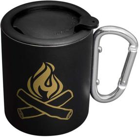 img 4 attached to Camping Mug Clip Handle Lid Outdoor Recreation