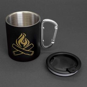 img 3 attached to Camping Mug Clip Handle Lid Outdoor Recreation