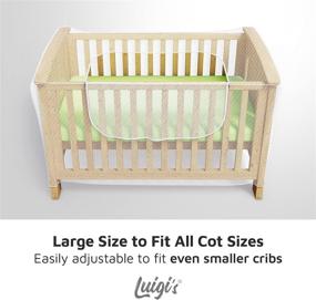 img 3 attached to Luigi's Baby Crib Net with Zipper Feature - Ensuring Safe and Convenient Access for Your Baby