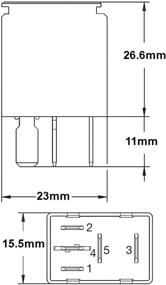 img 1 attached to HELLA 965453041 Micro SPDT Relay