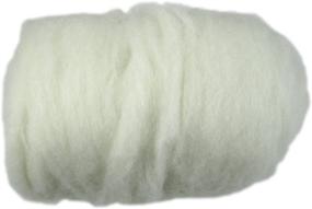 img 2 attached to 🧵 Premium 1 Pound Carded Wool Core for Needle Wet Felting by Walking Palm