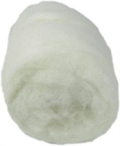 img 1 attached to 🧵 Premium 1 Pound Carded Wool Core for Needle Wet Felting by Walking Palm