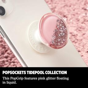 img 1 attached to 🌹 PopSockets: Розовый Tidepool PopGrip - Заменяемый верх для телефонов и планшетов