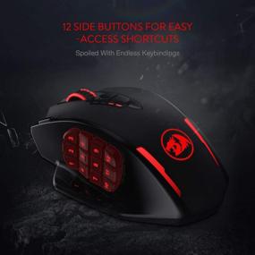 img 1 attached to 🖱️ Redragon M913 Impact Elite Wireless Gaming Mouse: 16000 DPI, 16 Programmable Buttons, RGB, Long Battery Life