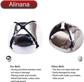 img 2 attached to 🐕 Alinana Dog Doorbells for Effective Potty Training | Adjustable Snaps Dog Bell for Door Training, Easy to Use