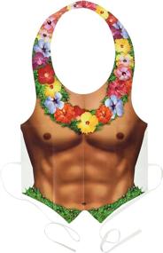 img 1 attached to 🎊 Packaged Plastic Hula Hunk Vest Party Accessory (Includes 1 Vest)