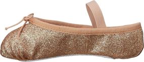 img 2 attached to Bloch Kids Glitter Slipper Toddler Girls' Shoes for Flats