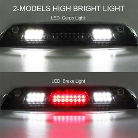 img 3 attached to Smoked Lens LED Third Brake Light for 14-18 GMC Sierra & Chevy Silverado 1500 2500 HD 3500 HD - High Mount Cargo Lamp Compatible