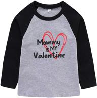 valentine's day t-shirt for boys: baseball heart design - boys' clothing logo