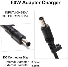 img 3 attached to 💻 Мощность адаптера зарядного устройства 60W 0335a1960 для Samsung Cpa09-004a R580 RV515 Np365e5c R540 Np-q430 Np510r5e R480 Np300e5c Np305e7a R530 R440 Qx410 Np200a5b Np270e4e Np300e5a Np300e5e Np305e5a - Включает сетевой шнур