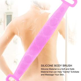 img 1 attached to Boobeen Silicone Bath Body Brush